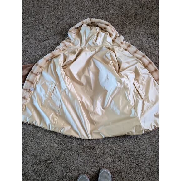 Dennis Basso Reversible Faux Mink Coat w/ Sable-Inspired Trim – Size L - Picture 10 of 16